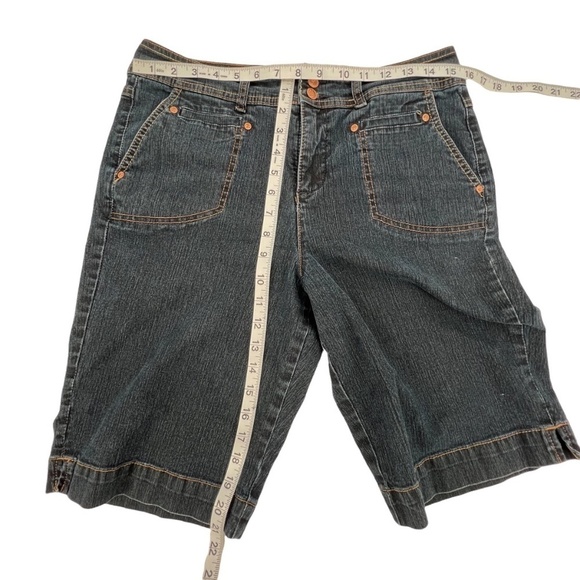 Style & Co. Tummy Control Bermuda Jean Shorts Size 10 Women's - Picture 3 of 6